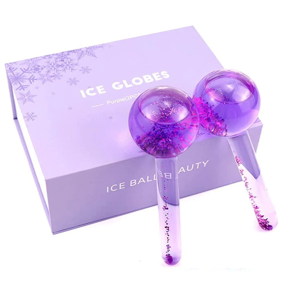 Ice Globes for Face  ForQueens PURPLE SET  