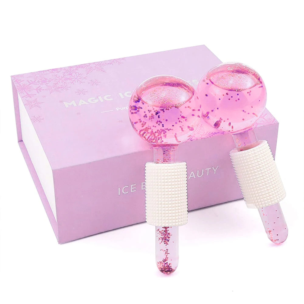 Ice Globes for Face  ForQueens NEW PINK SET  