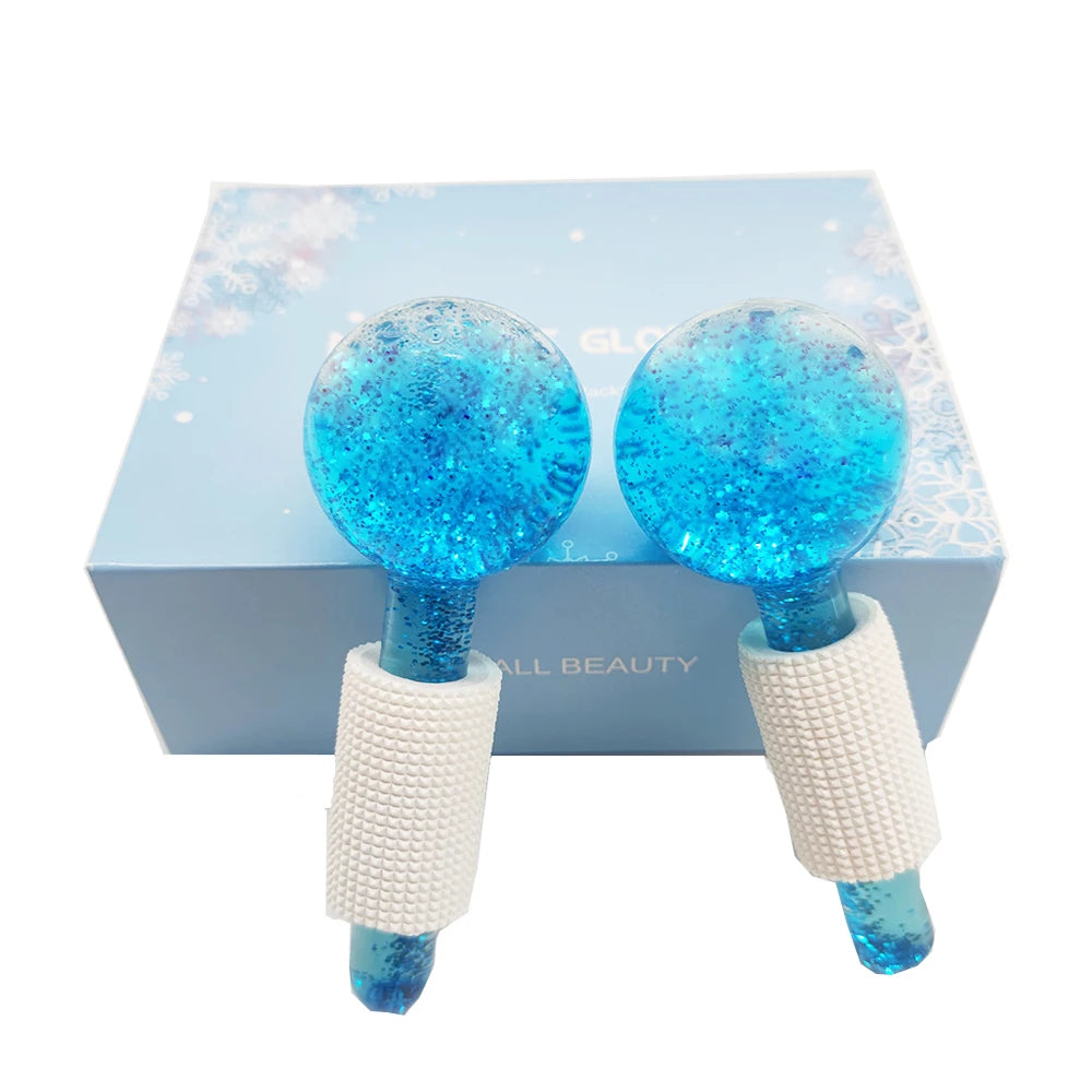 Ice Globes for Face  ForQueens NEW BLUE SET  