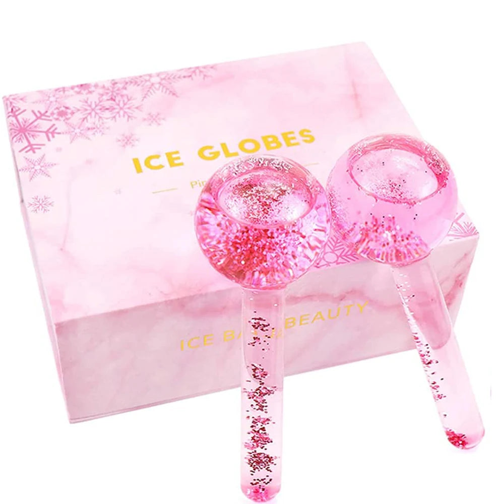 Ice Globes for Face  ForQueens PINK SET  