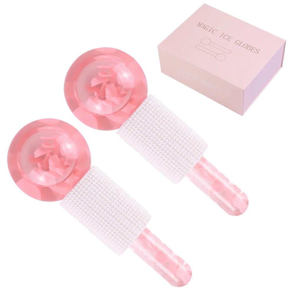 Ice Globes for Face  ForQueens PETAL PINK  